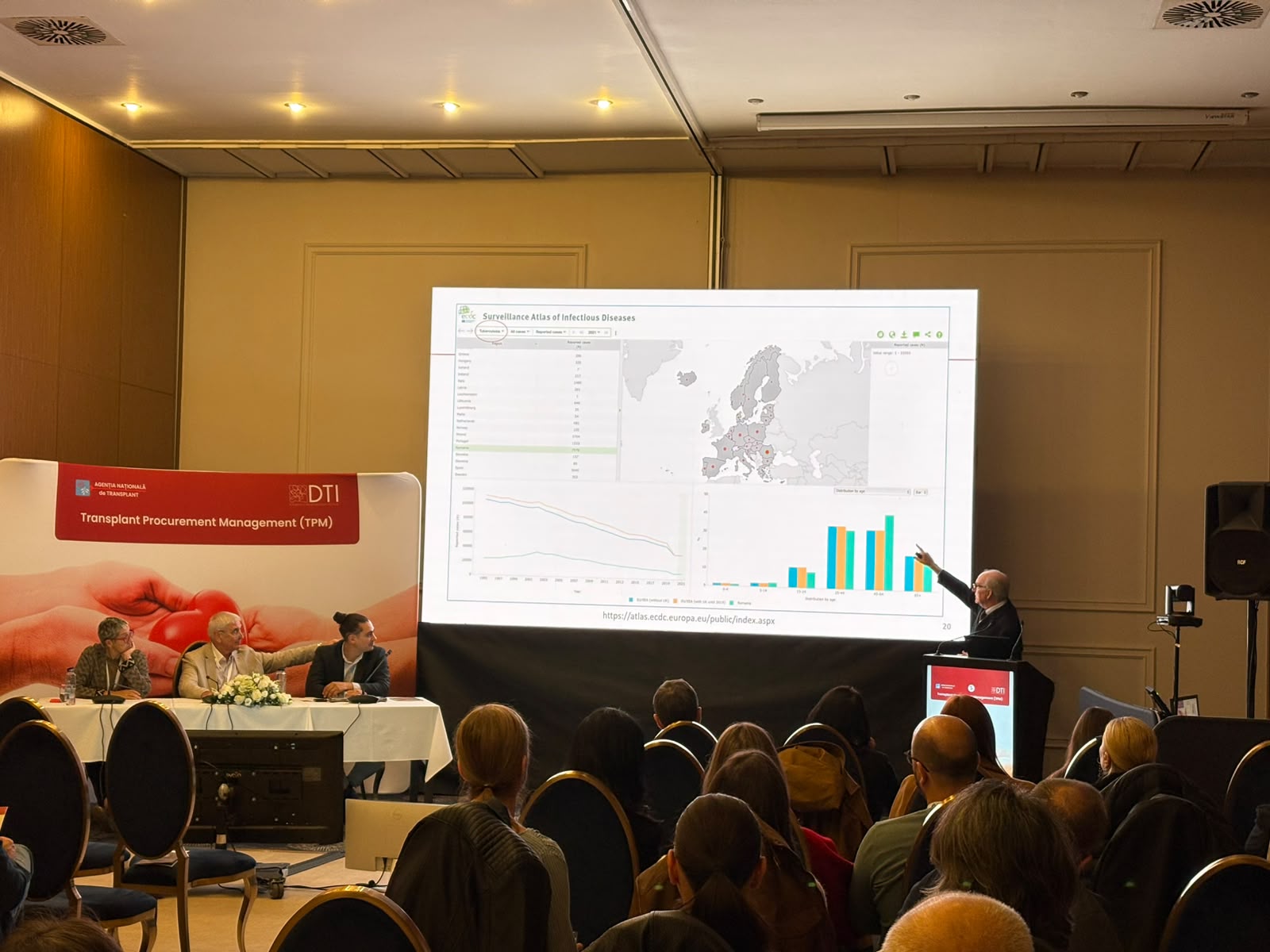 Scott Brubaker, expert american, prima oara in Romania la Romtransplant